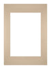 Passe Partout 297x42cm A3/A4 Carton Beige Edge Straight Front | Yourdecoration.com