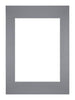 Passe Partout 297x42cm A3/A4 Carton Gray Edge Straight Front | Yourdecoration.com