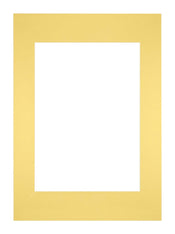 Passe Partout 297x42cm A3/A4 Carton Yellow Edge Straight Front | Yourdecoration.com