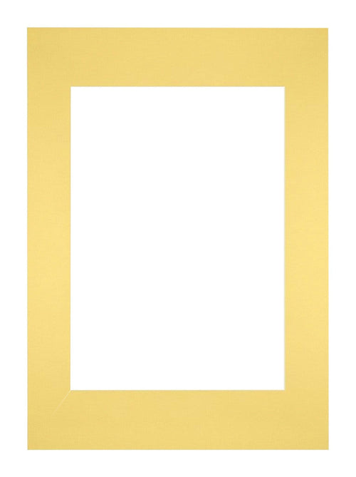 Passe Partout 297x42cm A3/A4 Carton Yellow Edge Straight Front | Yourdecoration.com