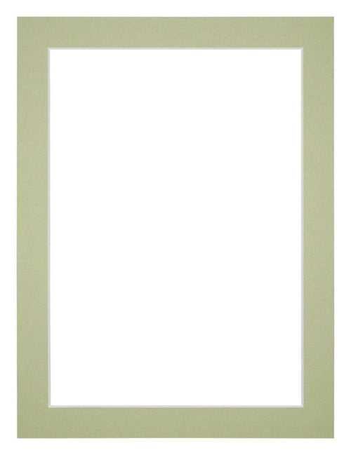 Passe Partout 30x40cm Carton Mint Green Edge 3cm Straight Front | Yourdecoration.com