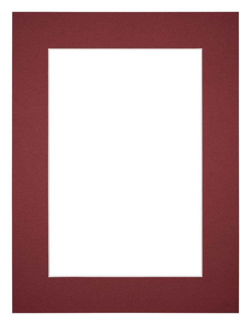 Passe Partout 30x40cm Carton Wine Red Edge 5cm Straight Front | Yourdecoration.com