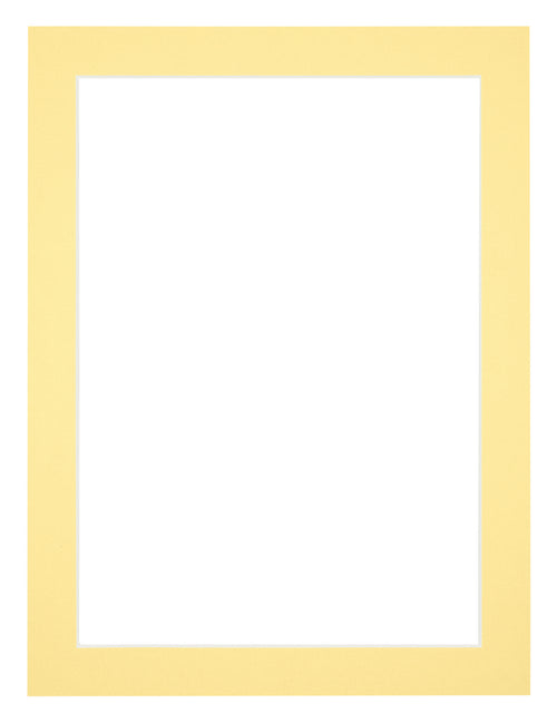 Passe Partout 30x40cm Carton Yellow Edge 3cm Straight Front | Yourdecoration.com