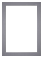 Passe Partout 30x42cm Carton Gray Edge 5cm Straight Front | Yourdecoration.com