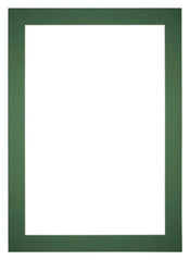 Passe Partout 30x42cm Carton Green Forest Edge 5cm Straight Front | Yourdecoration.com