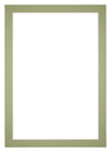 Passe Partout 30x42cm Carton Mint Green Edge 4cm Straight Front | Yourdecoration.com