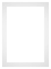 Passe Partout 30x42cm Carton White Edge 5cm Straight Front | Yourdecoration.com