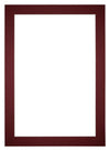 Passe Partout 30x42cm Carton Wine Red Edge 5cm Straight Front | Yourdecoration.com