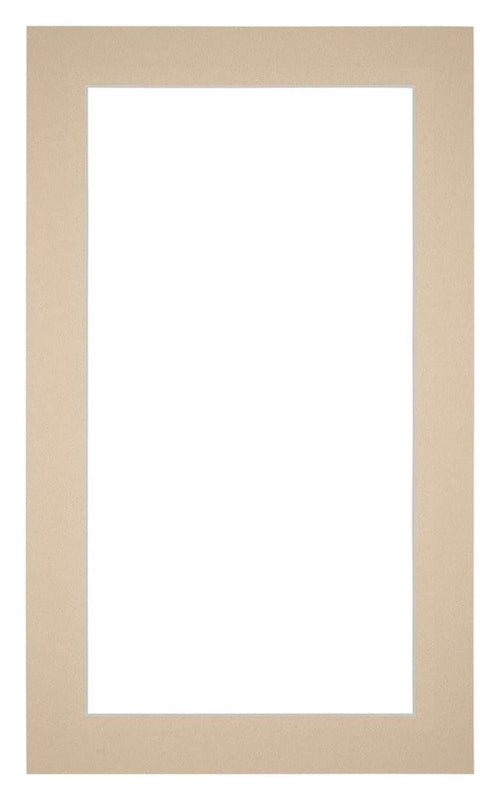 Passe Partout 30x50cm Carton Beige Edge 4cm Straight Front | Yourdecoration.com