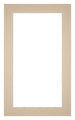 Passe Partout 30x50cm Carton Beige Edge 4cm Straight Front | Yourdecoration.com