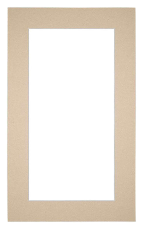 Passe Partout 30x50cm Carton Beige Edge 5cm Straight Front | Yourdecoration.com