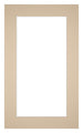 Passe Partout 30x50cm Carton Beige Edge 5cm Straight Front | Yourdecoration.com