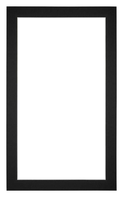 Passe Partout 30x50cm Carton Black Edge 3cm Straight Front | Yourdecoration.com