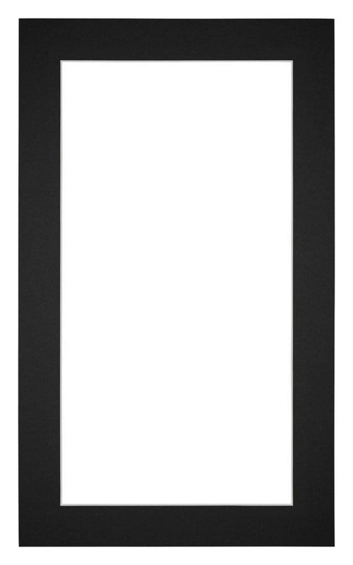 Passe Partout 30x50cm Carton Black Edge 4cm Straight Front | Yourdecoration.com