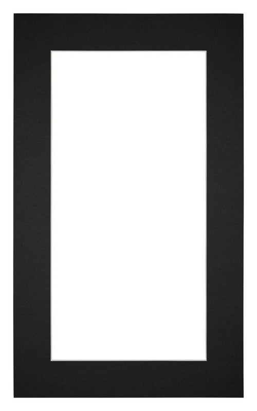 Passe Partout 30x50cm Carton Black Edge 5cm Straight Front | Yourdecoration.com