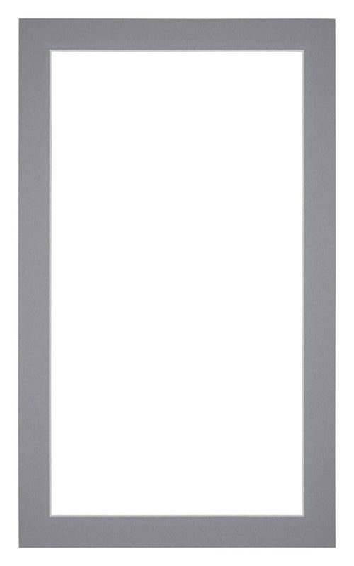 Passe Partout 30x50cm Carton Gray Edge 3cm Straight Front | Yourdecoration.com