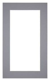 Passe Partout 30x50cm Carton Gray Edge 5cm Straight Front | Yourdecoration.com