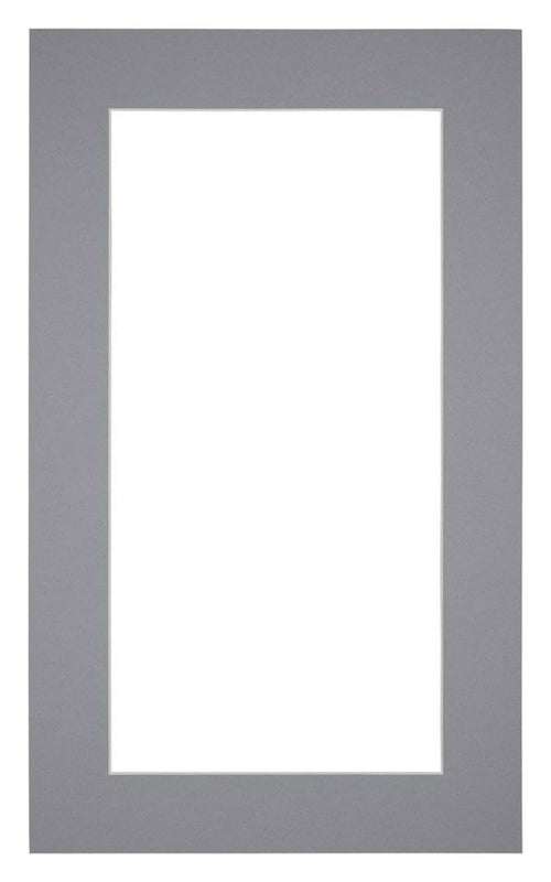 Passe Partout 30x50cm Carton Gray Edge 5cm Straight Front | Yourdecoration.com