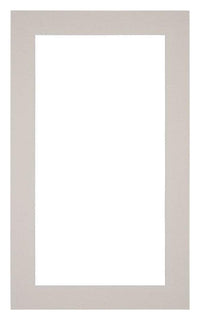 Passe Partout 30x50cm Carton Gray Gray Edge 4cm Straight Front | Yourdecoration.com