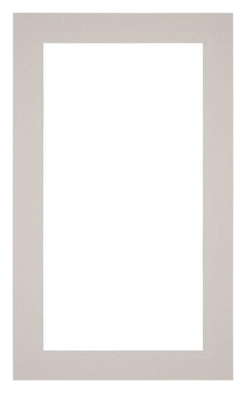 Passe Partout 30x50cm Carton Gray Gray Edge 4cm Straight Front | Yourdecoration.com