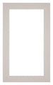 Passe Partout 30x50cm Carton Gray Gray Edge 4cm Straight Front | Yourdecoration.com