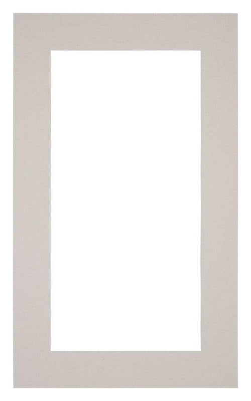 Passe Partout 30x50cm Carton Gray Gray Edge 5cm Straight Front | Yourdecoration.com