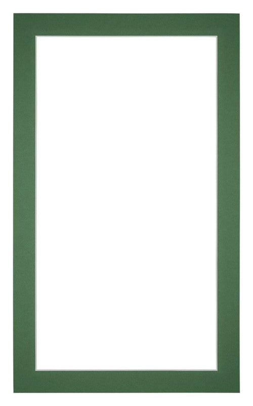 Passe Partout 30x50cm Carton Green Forest Edge 3cm Straight Front | Yourdecoration.com