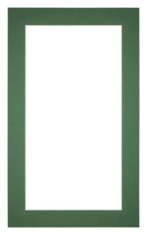 Passe Partout 30x50cm Carton Green Forest Edge 4cm Straight Front | Yourdecoration.com