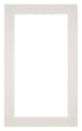 Passe Partout 30x50cm Carton Light Gray Edge 4cm Straight Front | Yourdecoration.com