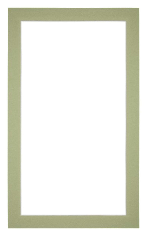 Passe Partout 30x50cm Carton Mint Green Edge 3cm Straight Front | Yourdecoration.com