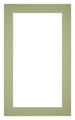 Passe Partout 30x50cm Carton Mint Green Edge 4cm Straight Front | Yourdecoration.com