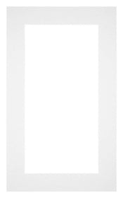 Passe Partout 30x50cm Carton White Edge 5cm Straight Front | Yourdecoration.com