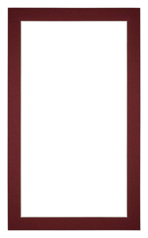 Passe Partout 30x50cm Carton Wine Red Edge 3cm Straight Front | Yourdecoration.com