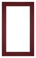 Passe Partout 30x50cm Carton Wine Red Edge 4cm Straight Front | Yourdecoration.com