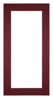 Passe Partout 30x60cm Carton Wine Red Edge 5cm Straight Front | Yourdecoration.com