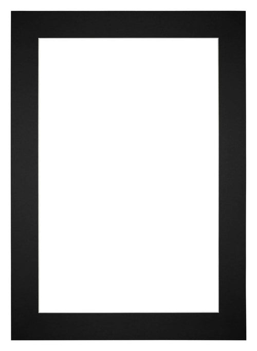 Passe Partout 35x50cm Carton Black Edge 6cm Straight Front | Yourdecoration.com