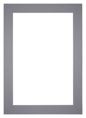 Passe Partout 35x50cm Carton Gray Edge 6cm Straight Front | Yourdecoration.com