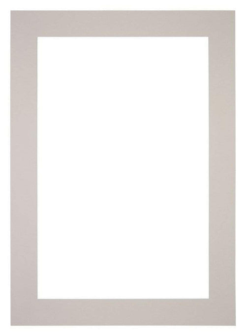 Passe Partout 35x50cm Carton Gray Gray Edge 6cm Straight Front | Yourdecoration.com