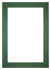 Passe Partout 35x50cm Carton Green Forest Edge 6cm Straight Front | Yourdecoration.com
