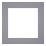 Passe Partout 40x40cm Carton Gray Edge 6cm Straight Front | Yourdecoration.com