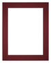 Passe Partout 40x50cm Carton Wine Red Edge 5cm Straight Front | Yourdecoration.com