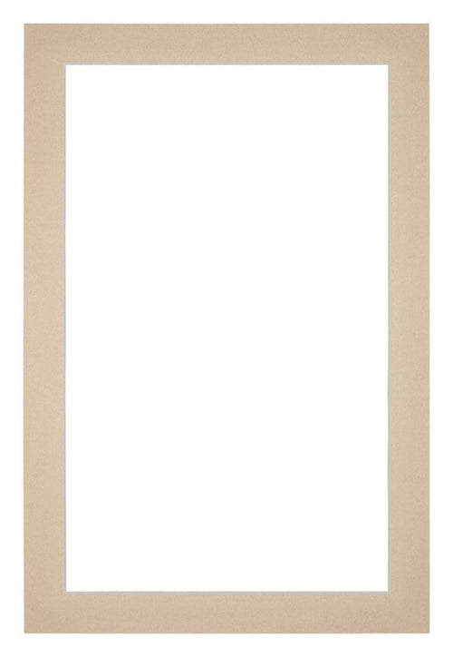 Passe Partout 40x60cm Carton Beige Edge 3cm Straight Front | Yourdecoration.com