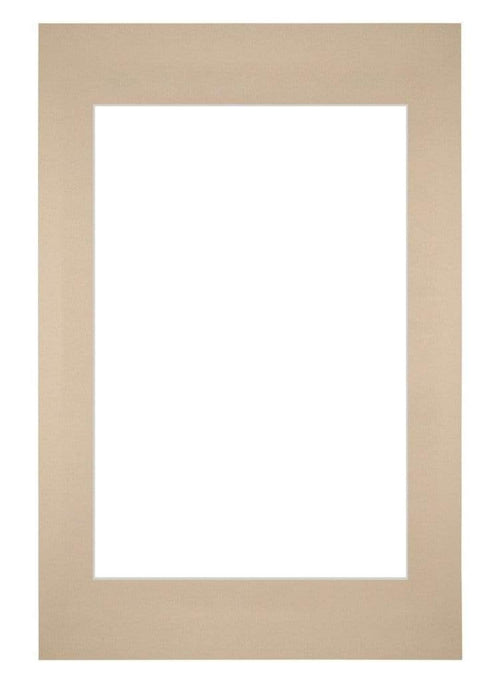 Passe Partout 40x60cm Carton Beige Edge Straight Front | Yourdecoration.com