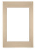 Passe Partout 40x60cm Carton Beige Edge Straight Front | Yourdecoration.com