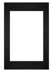 Passe Partout 40x60cm Carton Black Edge Straight Front | Yourdecoration.com