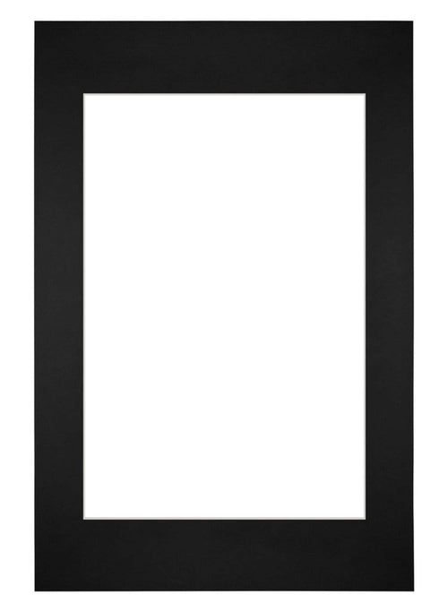 Passe Partout 40x60cm Carton Black Edge Straight Front | Yourdecoration.com