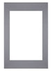 Passe Partout 40x60cm Carton Gray Edge Straight Front | Yourdecoration.com