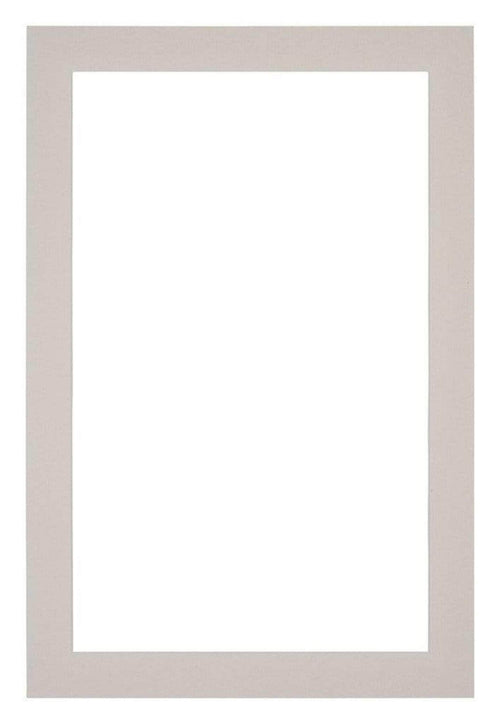 Passe Partout 40x60cm Carton Gray Gray Edge 3cm Straight Front | Yourdecoration.com