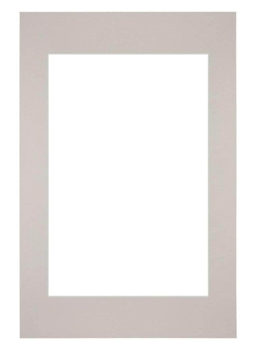 Passe Partout 40x60cm Carton Gray Gray Edge Straight Front | Yourdecoration.com