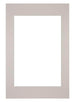 Passe Partout 40x60cm Carton Gray Gray Edge Straight Front | Yourdecoration.com